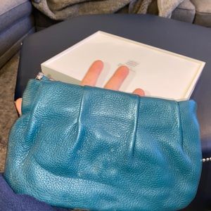 FURLA green clutch